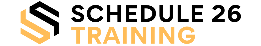 Schedule 26 Training